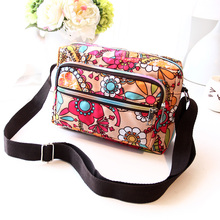Woman Casual Canvas Bags Print Floral Messenger Bag Small Ladies Shoulder Bags Crossbody Makeup Bags Dames Tassen Bolsa Feminina