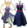 2017 Kobayashi san Chi no Maid Dragon Cosplay Costumes Maid Tooru Dresses
