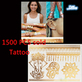 Gold flash tattoos 1500 PCS one time temporary tattoos The human body art design body tattoo