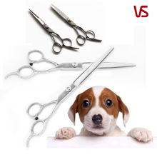 Thinning Chihuahua Yorkshire Clippers Dogs Small Big Animals BQR142 Cat Pet Grooming Scissors Products