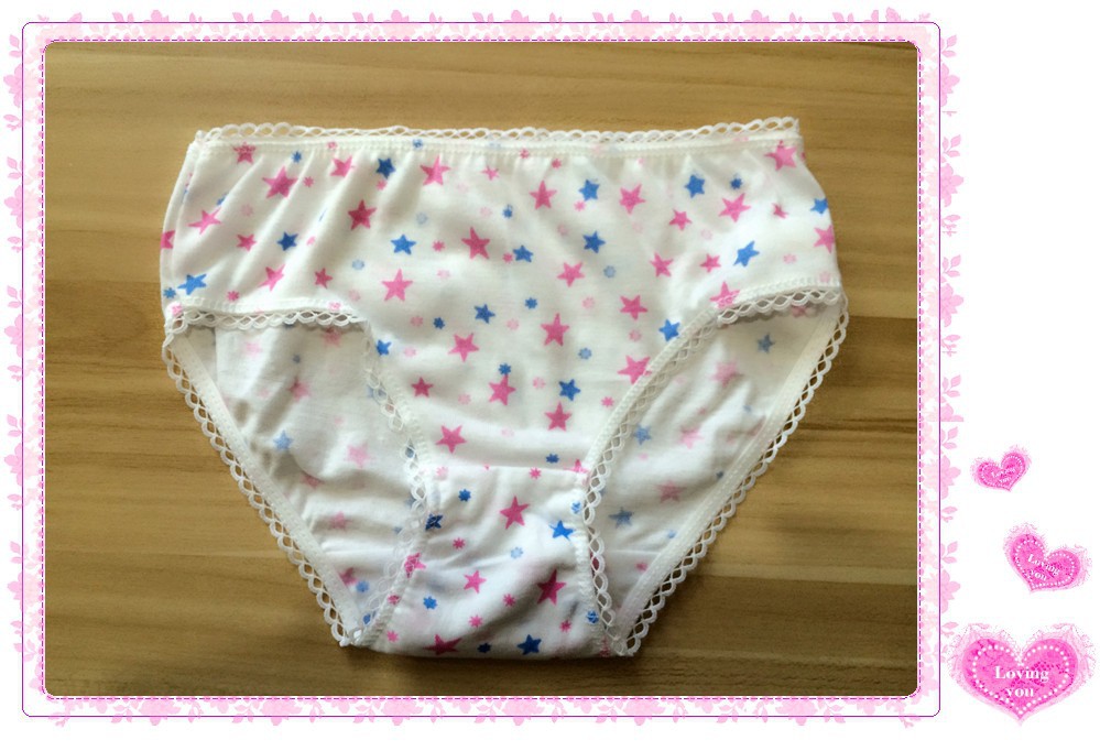 8pcs/lot 2015 New underwear girls underwear cottonfour pants panties clothi...