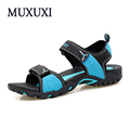 men sandals slippers genuine leather cowhide male summer shoes outdoor casual suede leather Beach lover sandals