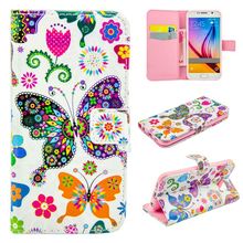 Butterfly Phone Case For LG Leon For Magna H502 For SPirit H422 For G4 Stylus Stylo L770 Flip Leather Wallet Stand Cases Cover