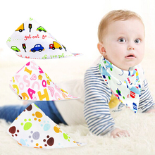 10pcs High Quality Moms Care Brand Newborn Baby Bibs Star owl stripes dog Bear Mouse pattern Triangle Scarf Babador Baby Bandana