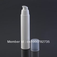 50 ML white airless vacuum pump lotion bottle used for Cosmetic Package
