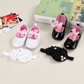 Baptism of newborn baby shoes in September head From infant child baby shoes for newborn girl