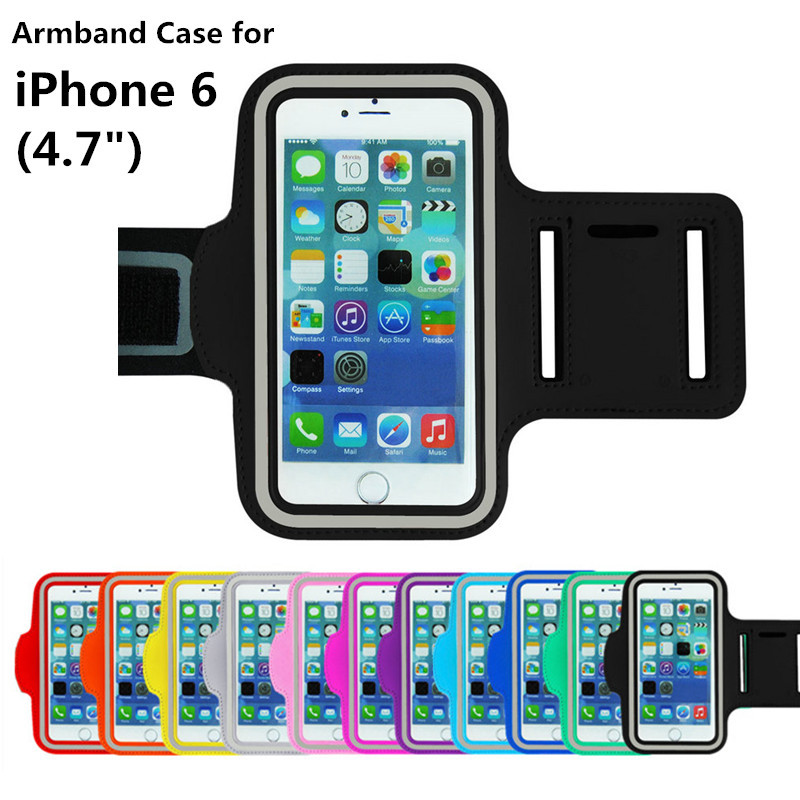 Waterproof Sports Running Armband Case Workout Armband Pounch For iPhone 6 4.7