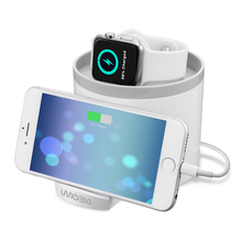 1x Desktop Smart Nightstand Charger Dock for iWatch for Apple Watch Charging Stand for iPhone 4 5 5s 6S plus
