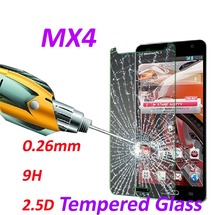 0.26mm 9H Tempered Glass screen protector phone cases 2.5D protective film For meizu mx4