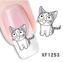 Artificial flowers, watermark nail stickers series XF1253