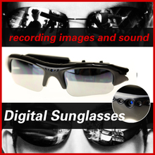Free 1GB New HD Cam Eyewear Digital camera Video Recorder Glasses Mini Camcorder DV DVR Camera Video spy Sunglasses hidden cam