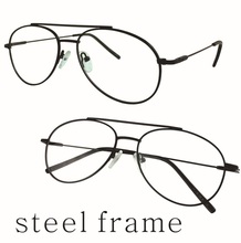 vintage aviator optical glasses stainless steel durable men eyewear black/gold/gun/silver 4 color Dropshipping wholesale CHR