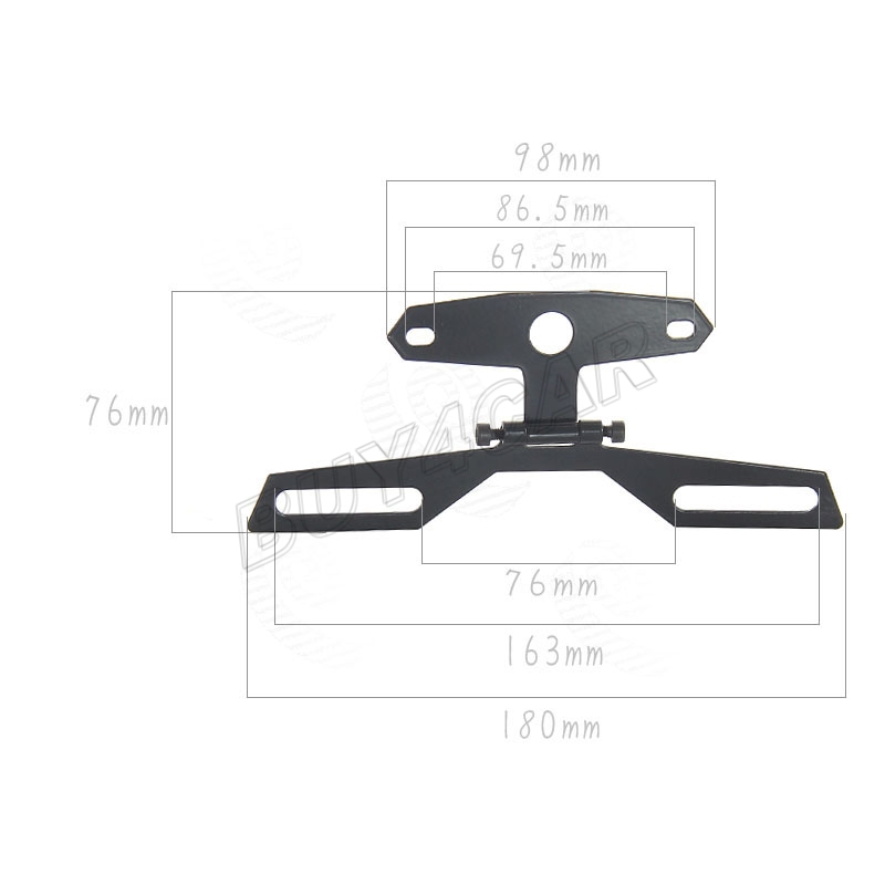 license plate bracket 5324