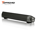 LP 08 Mini Bluetooth Soundbar Slim Magnetic Stereo Sound Subwoofer Speaker HIFI Boombox Speakers For Computer