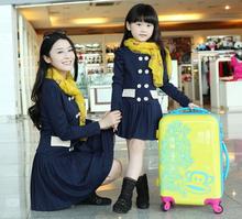 Fashion Family Long-Sleeve Dress for mother & daughter Draped Dress for Girls & Women Spring & Autumn (Colors: Red, Navy) FLQ31