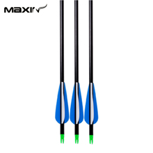 3pcs pack 7 6mm 31 5inch 80cm 80 Mixed Carbon Arrows Archery Spine 340 Hunting or