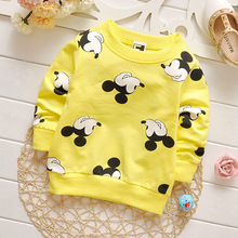 Children’s New Style Spring Clothes Minnie Printing Baby Girls Boys Long Sleeve t shirt Tops Kids clothing