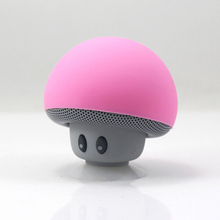 Wireless Portable Mini Bluetooth Speaker fashion design Waterproof Mushroom Handsfree With Retail Box for cell phone PC Hot Sale