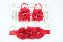 New Baby girls Barefoot Sandals First Walkers Newborn Infant Flower Shoes sandalia infantil menina Headband Sandals