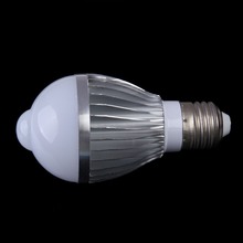 New AC85 265V E27 5W 7W PIR Auto Motion Sensor Detection LED Light Lamp Bulbs free