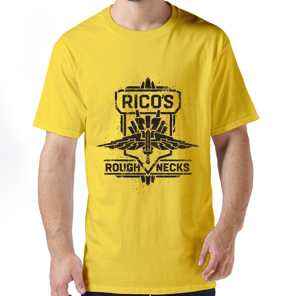 Screw Neck Man s Top Designer Rico s Roughnecks t shirt 2015 Exercise men t shirt