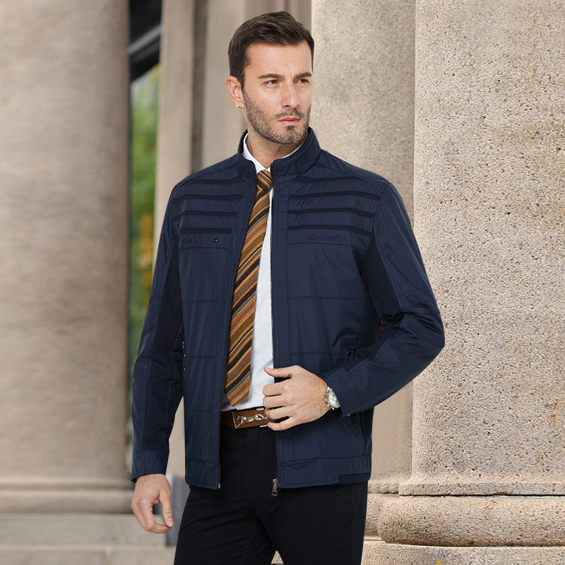 Hot sale 2015 Autumn Fashion Good Quality Men Jackets Zipper 100 Polyester Wear resisting M L