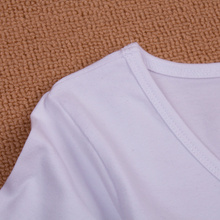 Hot Sale Promotion Women s V neck Short Sleeve T Shirt Cotton Big Size 8 Colors