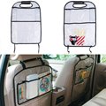 TransparentThicken Environmental PVC Car Back Seat Protector Kids Child Seats Kicking Mat For With Organizer For