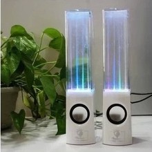 Dancing Water Speaker Active Portable Mini USB LED Light Speaker For iphone ipad PC MP3 MP4 PSP subwoofer water-column audio