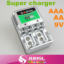Multifunctional super charger, soshine SC-Z23, applicable AA AAA 9V ni-mh rechargeable battery,Chargers,Consumer Electronics