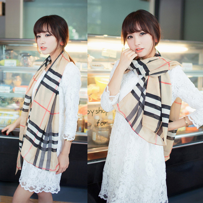 Chiffon Scarf Women Silk Scarf Korean fashion Female Designer Brand Ladies Scarves 2015 Shawl Foulard Scarves