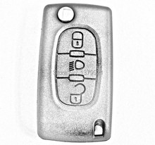 3button remote key shell for Citroen  C4 C5  Light Symbol KEY FOB REMOTE CASE