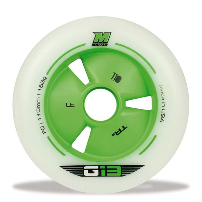 8 Pcs/lot Matter G13 Marathon Speed Inline Skates Wheel 90mm 100mm