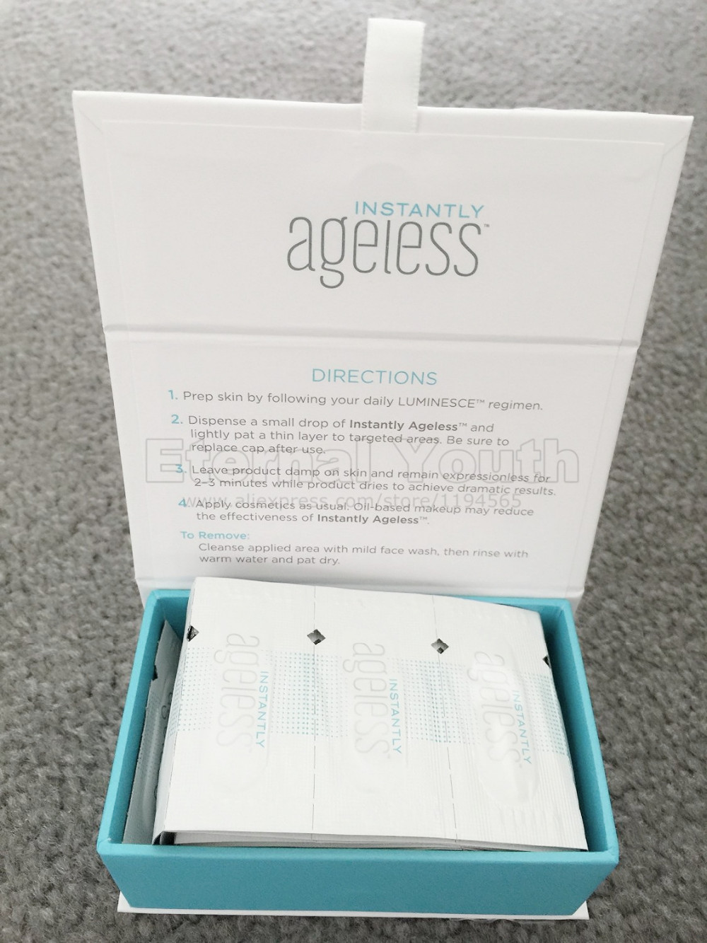 5Sachets Style of Jeunesse Instantly Ageless Without the Needles anti wrinkle microcream