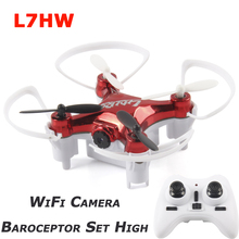 Altitude Hold Function L7HW WiFi Real-Time 720P FPV Camera RC Quad Copter RTF RC Helicopter with Barometer Set Height Mode