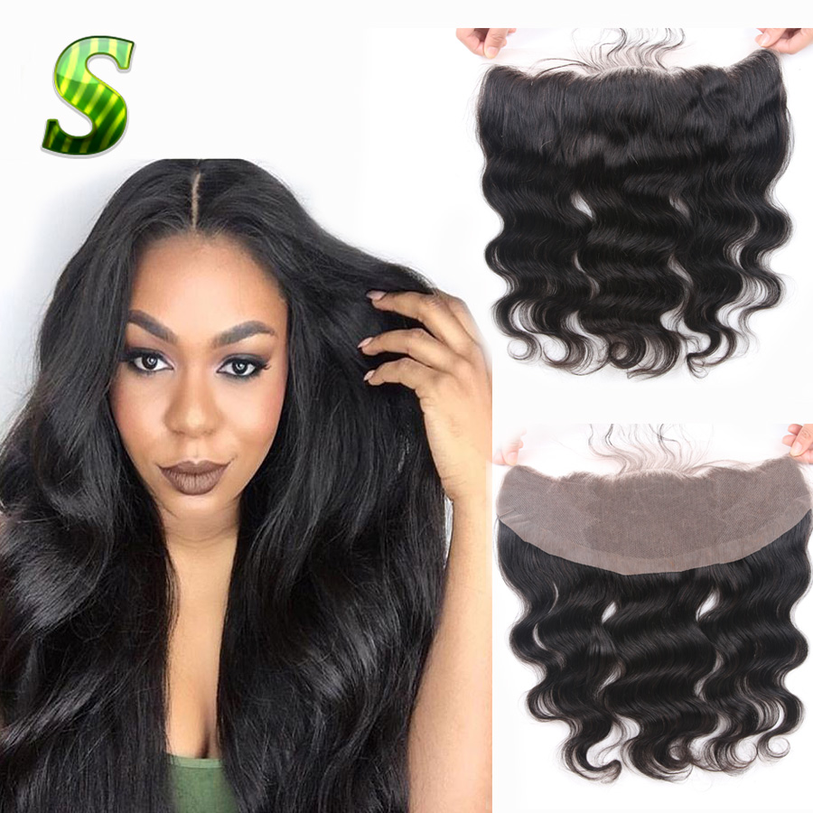 Cheap Lace Frontals With Baby Hair Brazilian Full Lace Front Closure Human Hair Body Wave 13x4 Lace Frontal Closure Ear To Ear