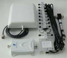 65dB 1800MHz Repeater + 2 Panel Antennas + 1 Yagi Antenna + Black Cable Cell Phone Signal Booster/Repeater/Amplifier Kit
