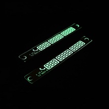 Temporary Car Parking Card Telephone Number Card Notification Night Light Sucker Plate Car Styling Phone Number Card