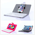 Bluetooth 3 0 Wireless Keyboard Case for Iphone Tablet General Phone Keyboard Leather Cover Case for