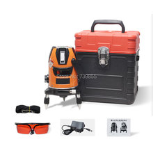 Inclinable 360 Rotary Laser Level cross line Laser Level Horizontal y Vertical nivel láser autonivelante Slash 5 líneas 3 points