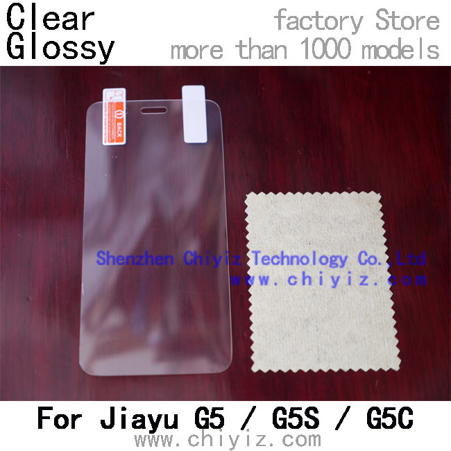 Clear Glossy font b screen b font font b protector b font protective film for Jiayu