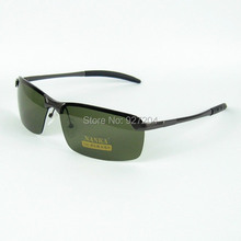 Classical Polarized Windproof Sunglasses With Metal Frame And Antiskid Temples For Outdoor Exercise Or Expedition