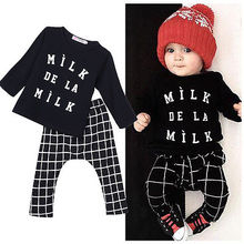 Newborn Baby Boys Girls T-shirt Pants Sportwear Tracksuit Outfits Set Clothes Baby Clothes Set Baby Clothing Set