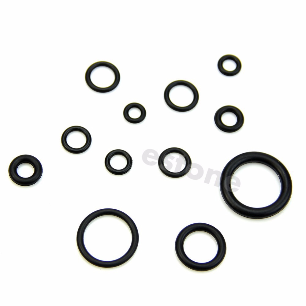 225 x Rubber O Ring O Ring Washer Seals Assortment Black for Car
