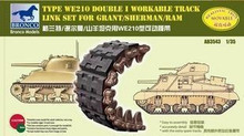 Bronco AB3543 1/35 subvención / sherman / Ram tipo WE210 doble realizable Track enlace Set