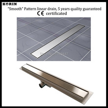800mm «Smooth» Style Stainless Steel 304 Linear Shower Drain, Horizontal Drain, Shower Floor Waste, Shower Channel