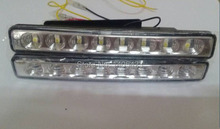 10W 2 8 E4 LED 12V Car Daytime Running Light DRL turn signal lights DRL waterproof