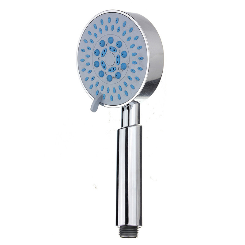 High Quality 5 Mode Function Multi Spray Shower Hose Head Handset in Chrome Universal Fitting Bathroom Product