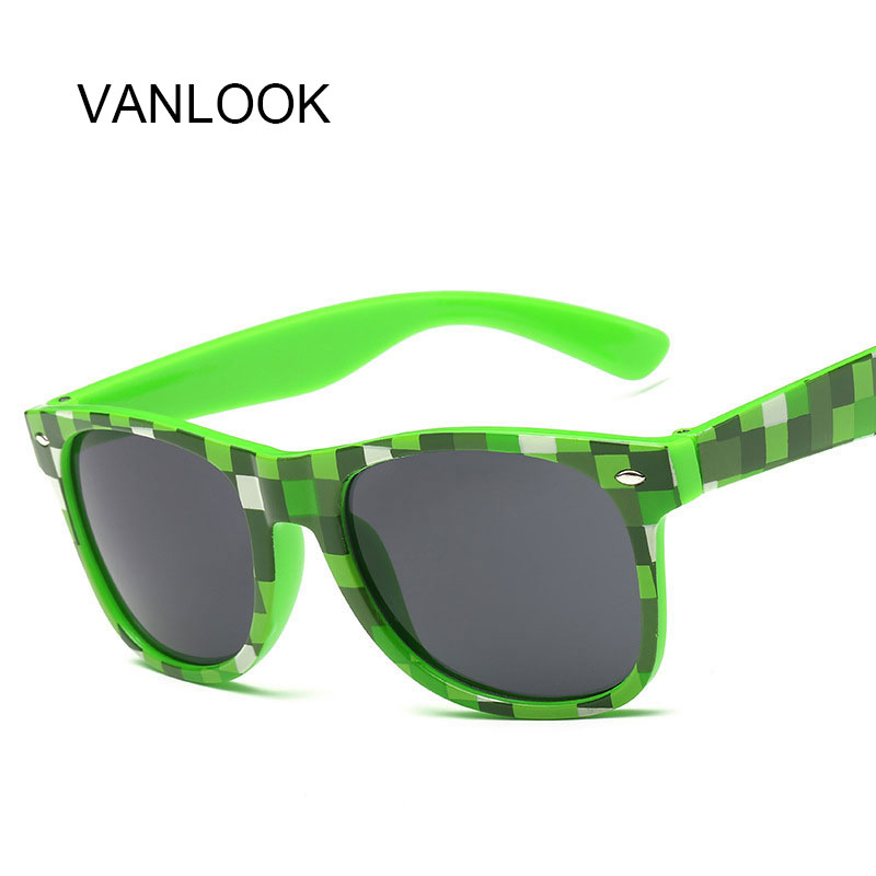 Maynkraft Sunglasses Pixel Glasses Blue Green Purple Puzzle Sun Points