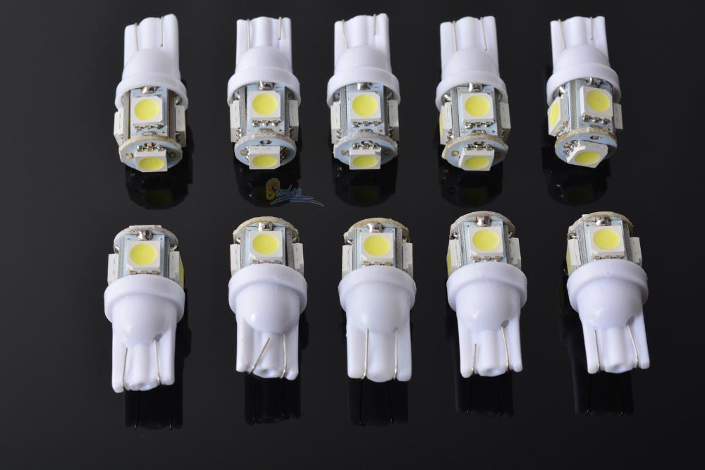 T10 5 LED w5w For Mazda 6 t10 5 led 5050 Clearance lights T10 5SMD Lamps